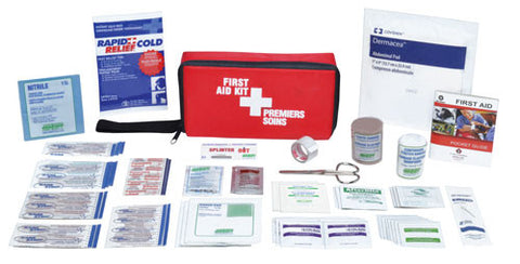 Nylon Medium Rectangle First Aid Kit - Soft Pack