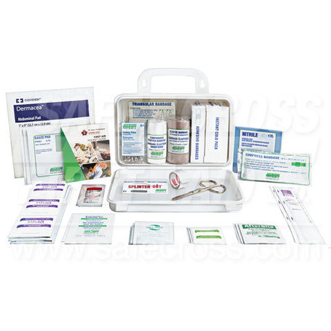 Standard Sports First Aid Kit in Plastic Box - 10 Unit