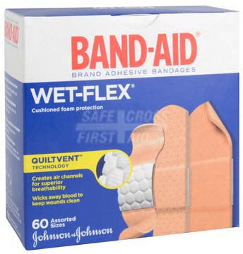 Band-Aid Brand Wet-Flex Foam Bandages – Heart Beat Inc.