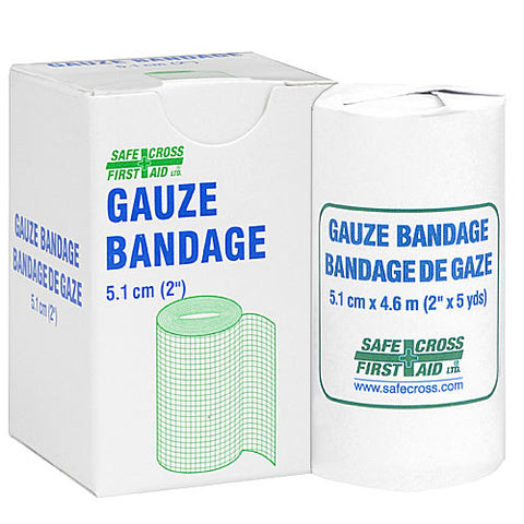 Gauze Bandage Roll, 5.1 cm x 4.6 m, 1/Unit Box