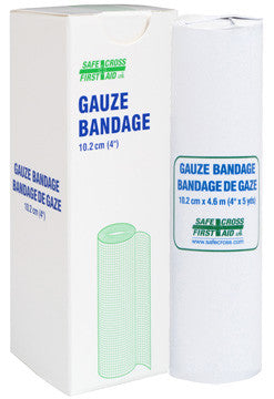 Gauze Bandage Roll, 10.2 cm x 4.6 m, 1/Unit Box