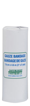 Gauze Bandage Roll, 7.6 cm x 4.6 m, Roll