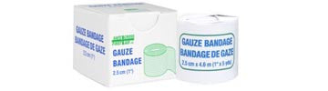 Gauze Bandage Roll, 2.5 cm x 4.6 m, 1/Unit Box