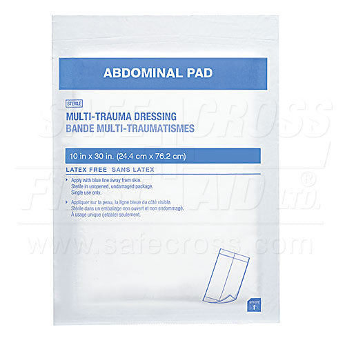 Trauma Dressing, 25.4 x 76.2 cm, Sterile