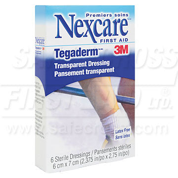 Nexcare Tegaderm Transparent Film Dressings - 6/Box