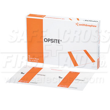 Opsite, Transparent Adhesive Film, 10.2 x 14 cm, 10/Box