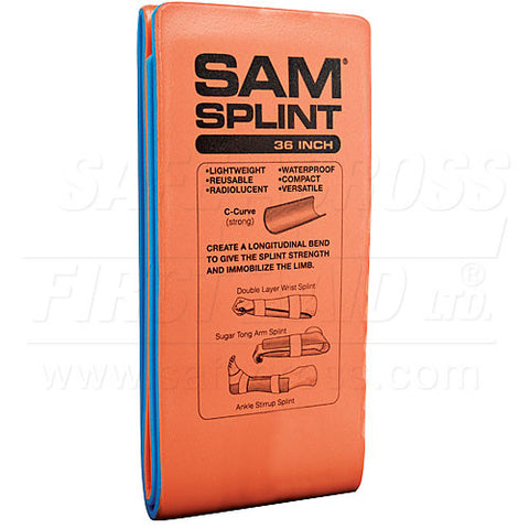 Sam Splint, 10.8 x 91.4 x 0.5 cm