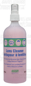 Lens Cleaning Solution - 500 mL Bottle with Spray Pump (Fits All Safecross Stations)