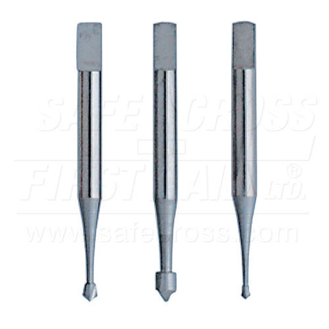 Nail Drill Replacement Bits, 3/Set