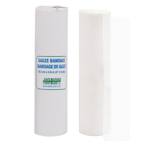Gauze Bandage Roll, 10.2 cm x 4.6 m, Roll