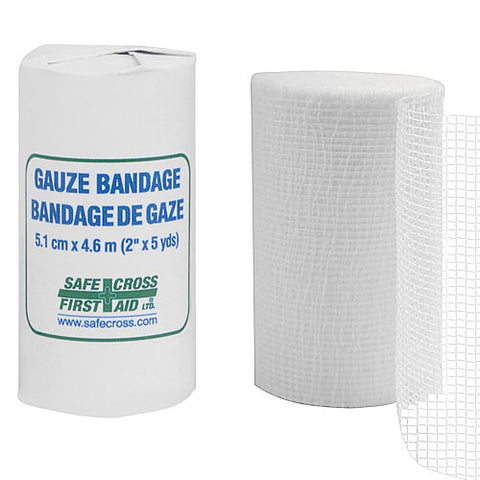Gauze Bandage Roll, 5.1 cm x 4.6 m, Roll