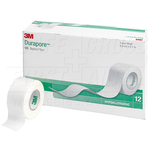 Durapore, Surgical Cloth Tape, 2.5 cm x 9.1 m, 12/Box