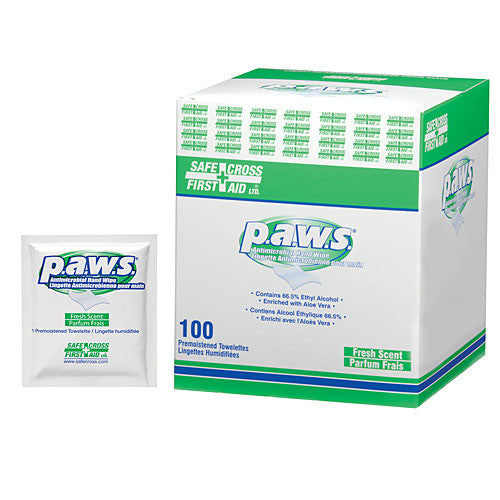 Paws, Antimicrobial Hand Towelettes