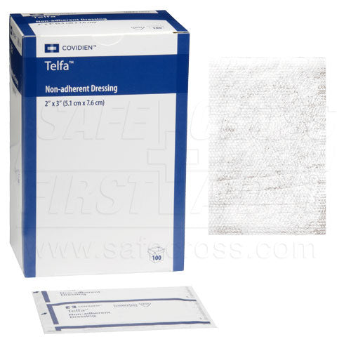 Telfa, Non-Adherent Pads, 5.1 x 7.6 cm, Sterile, 100/Box – Heart Beat Inc