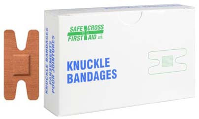 Fabric Bandages, Knuckle, 3.8 x 7.6 cm, Heavyweight, 12/Unit Box