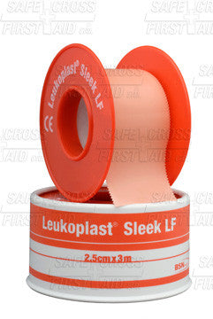 Leukoplast, Plastic Waterproof Tape, 2.5 cm x 3 m, Spooled