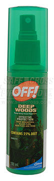 Off! Deep Woods, Insect Repellent, 25% Deet, 100 ml