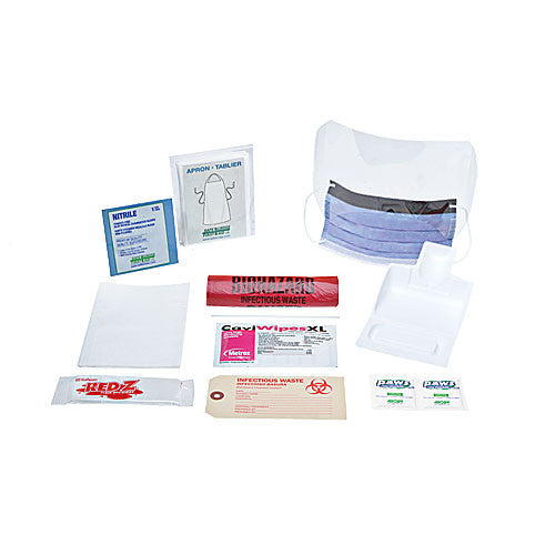 Biohazard Clean-Up Spill Kit, Deluxe