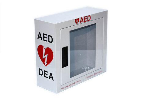 AED Wall Cabinet with Alarm (No Key, Bilingual) (SKU: FEG)