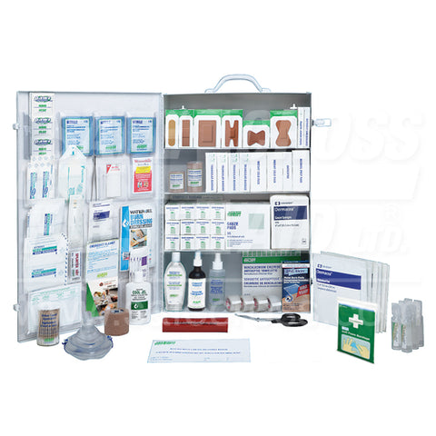 Federal Workplace Deluxe First Aid Kit in Metal Cabinet - #4