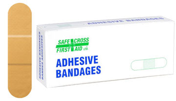 Plastic Bandages, 1.9 x 7.6 cm, 24/Box