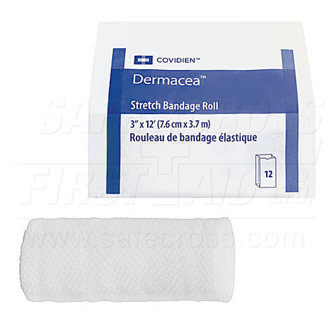 Conforming Stretch Bandages, 7.6 cm x 3.7 m, 12/Package