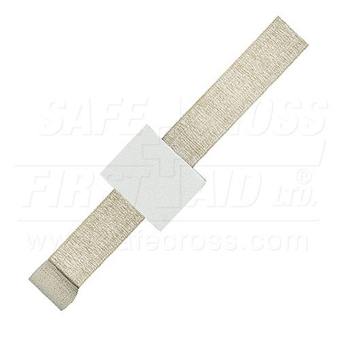 Compress Bandage with Rubber Elastic Tail - Sterile
