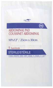 Abdominal/Combine Pad 25.4 x 30.5 cm (10" x 12") Sterile
