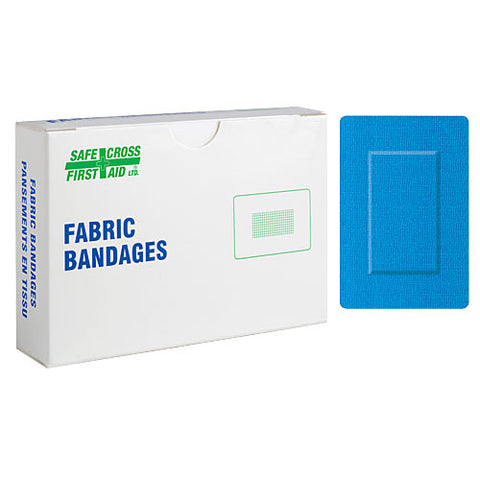 Fabric Detectable Bandages, Large Patch, 5.1 x 7.6 cm 12/Box