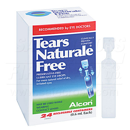 Tears Naturale Free, 0.6 mL, 24/Box