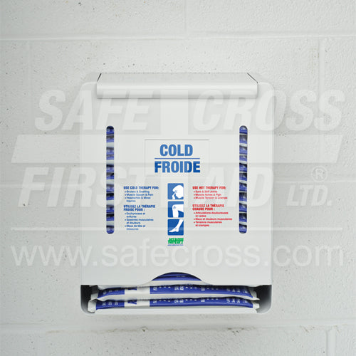 Cold/Hot Pack Wall Dispenser - White