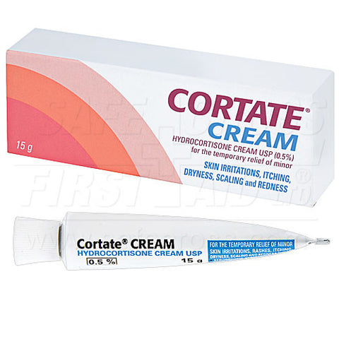 Cortate, Hydrocortisone Cream, 0.5%, 15 g