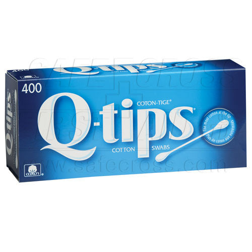 Cotton Tipped Swabs, 7.6 cm, Double-End, "Q-Tips", 400/Box