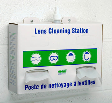Lens Cleaning Station with 1 x 500 mL Cleaner & 2 x 300 Tissues