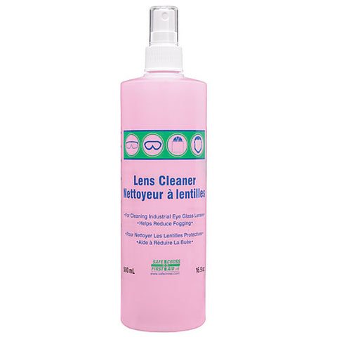 Lens Cleaning Solution - 500 mL Cylinder Bottle with Spray Pump