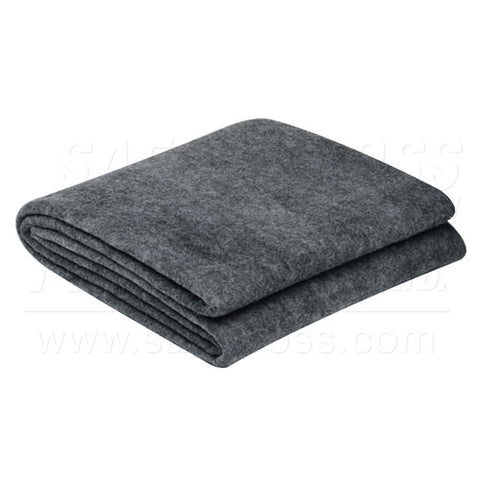 Blanket, 30% Wool, Grey, 152.4 x 213.4 cm