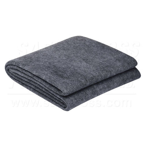 Blanket, 50% Wool, Grey, 152.4 x 213.4 cm