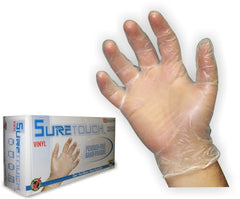 Gloves Vinyl Large powder free