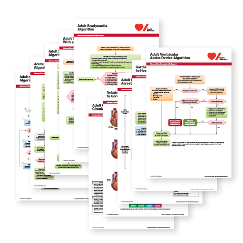 Flyer Acls Educational Posters – Heart Beat Inc.