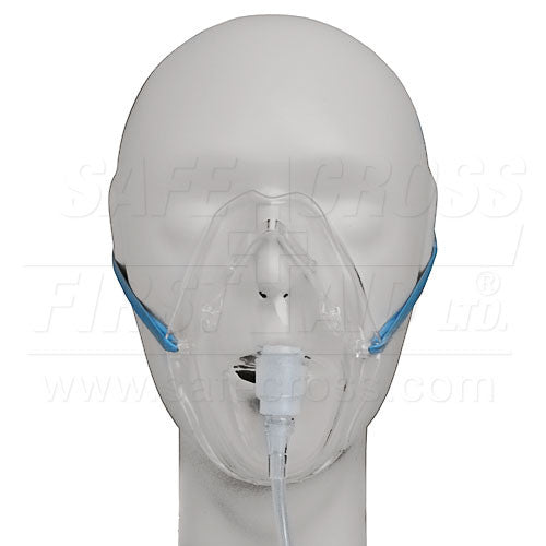 Oxygen Mask with Tubing, Adult